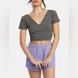 NWT RVCA Smitten Top